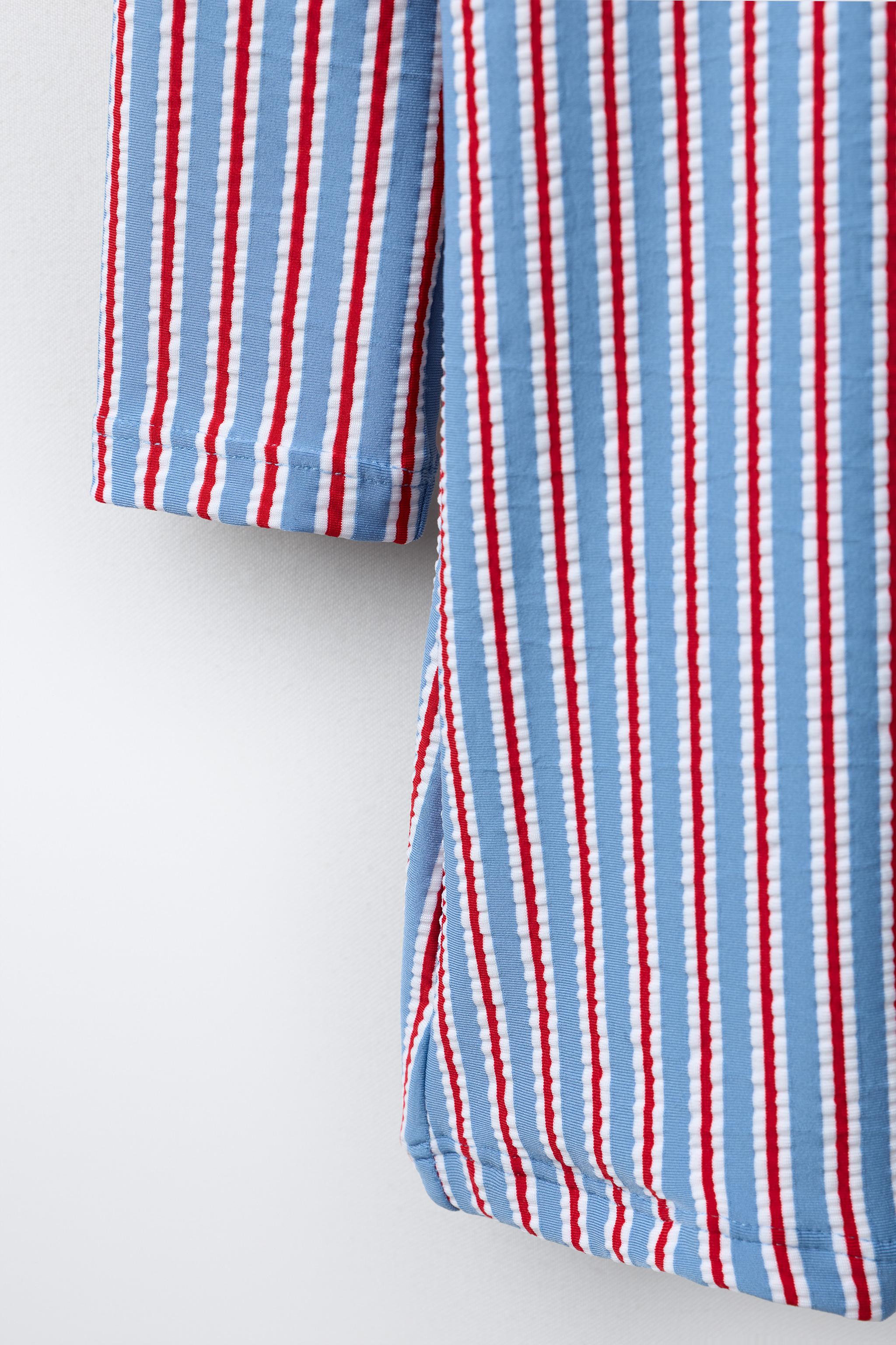 1-6 YEARS/ STRIPED JUMPSUIT SWIMSUIT